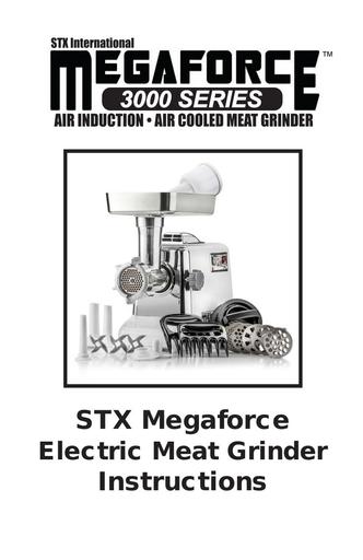 STX Megaforce 3000 Series Instructions